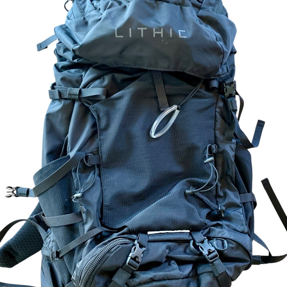 Lithic Internal Rigid Frame Padded Belt Hiking Backpack
